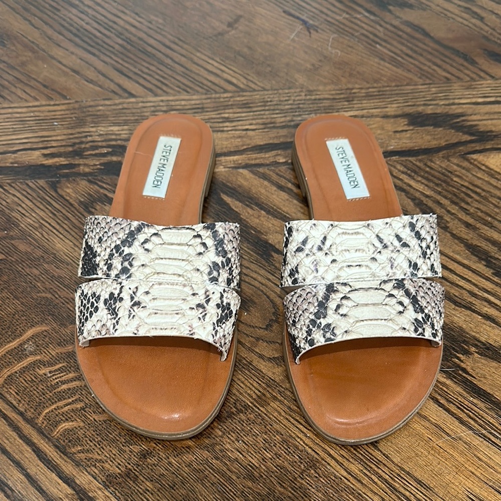 Steve Madden Snake Skin Sandals